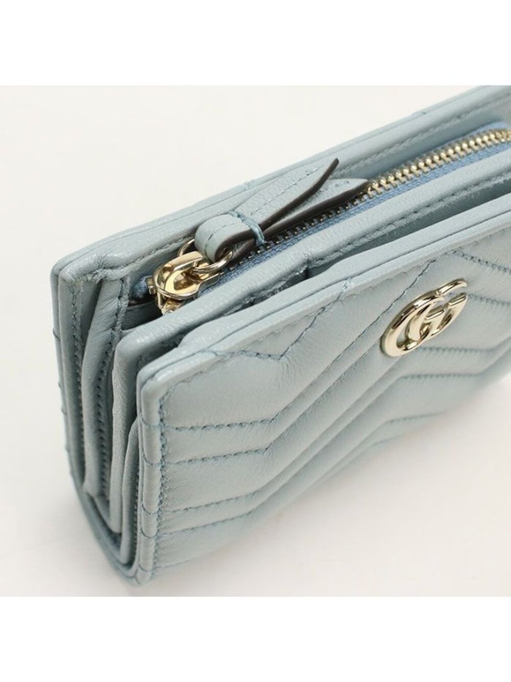 Gucci Double Wallet GG Marmont Bifold Leather - Picture 7 of 7